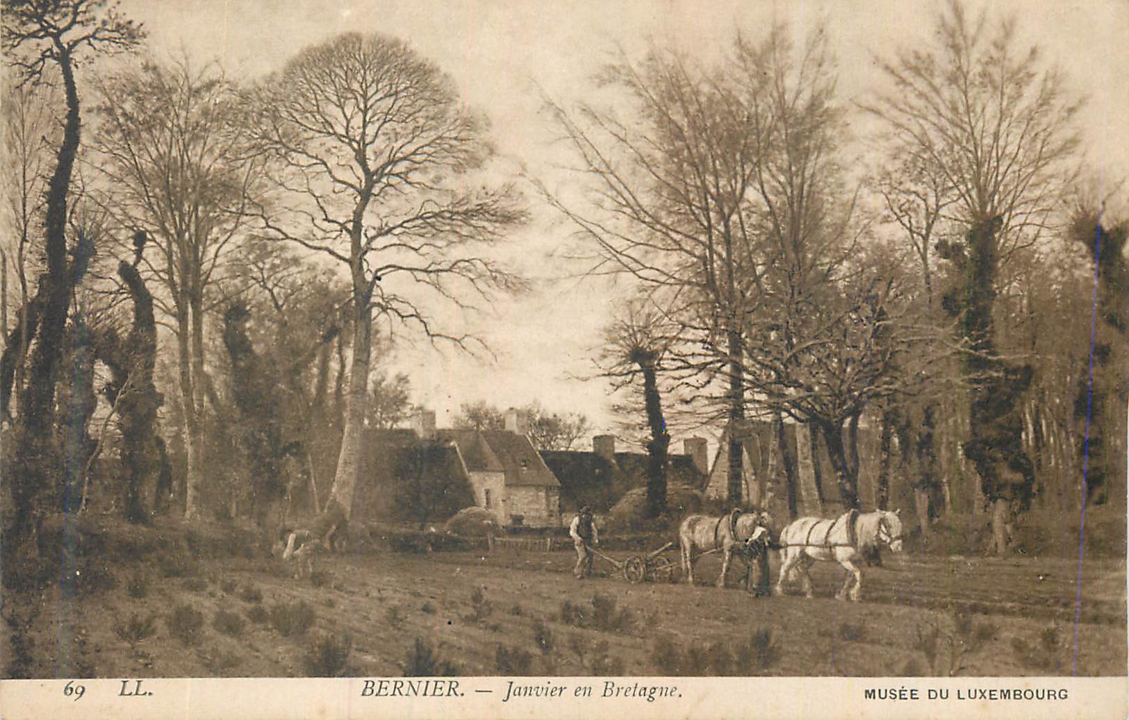 CPA Musee de Luxembourg Bernier Janvier en Bretagne